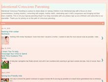 Tablet Screenshot of intentionalconsciousparenting.com
